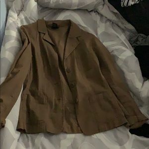 Brown light weight utility coat